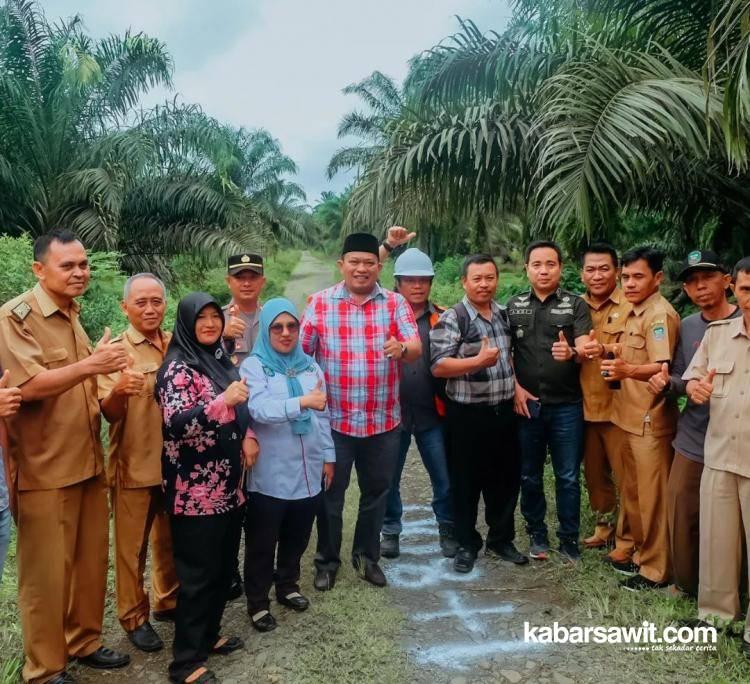 Jalan Poros di Areal Perkebunan Mulai Diperbaiki 