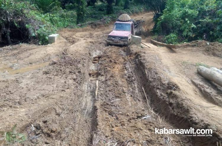 Jalan Sentra Perkebunan Rusak Parah, Warga Minta Perbaikan