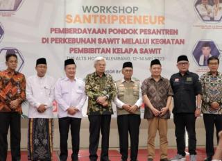 APKASINDO Ajak Ponpes Garap Bisnis Pembibitan Sawit di Sumsel