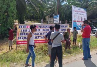 Warga Tolak Perpanjangan HGU PTPN V di Kampar
