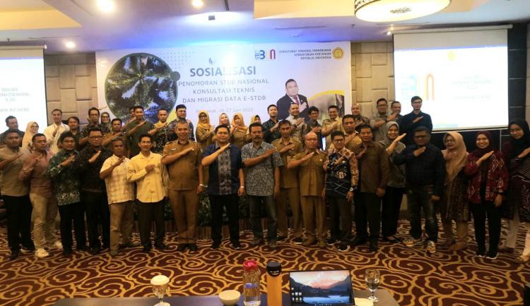 Kalimantan Barat Provinsi Percontohan Penomoran STDB Nasional Via E-STDB