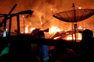 Akibat Korseleting, Rumah Petani Sawit dan Mandor PT Alno Habis di Lalap si Jago Merah