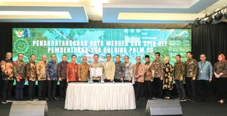 PalmCo dan SupportingCo Resmi, PTPN Dipercaya Dapat Tingkatkan Produksi CPO