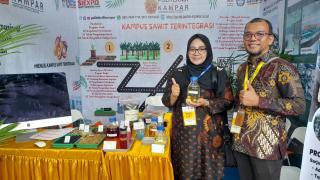 Mahasiswa Polkam Pamerkan Inovasi Produk Limbah Sawit di SIEXPO 2024