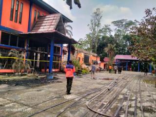 9 Orang Diperiksa, Perihal Kebakaran di Kantor BPBD Inhu