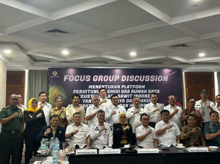 Lemhannas RI Gelar FGD untuk Penentuan Platform Perhitungan Emisi Gas Rumah Kaca Industri Kelapa Sawit