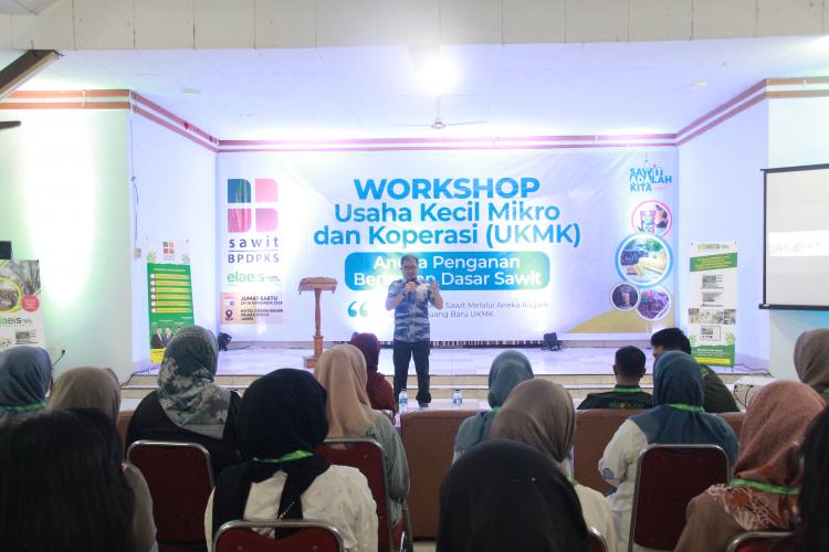 CEO EMG Abdul Aziz Tegaskan Peran Strategis Sawit di Workshop UKMK Muara Bungo