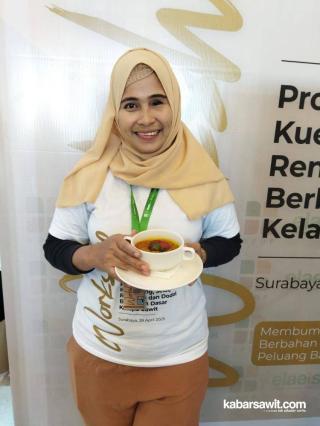 Penasaran Sawit Jadi Makanan, Pelaku UMKM Keripik Pisang Ini Semangat Ikuti Workshop