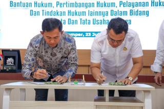 Diteken, MoU Antara PTPN IV Regional III dan Kejari Kampar