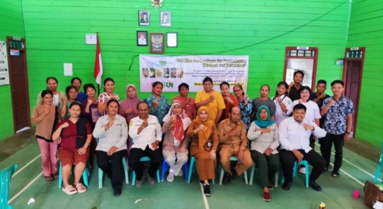 Disbun Katim Latih Puluhan Petani Sawit Muara Kalaq dan Linggang Marimun, Ini Materi yang Diberikan