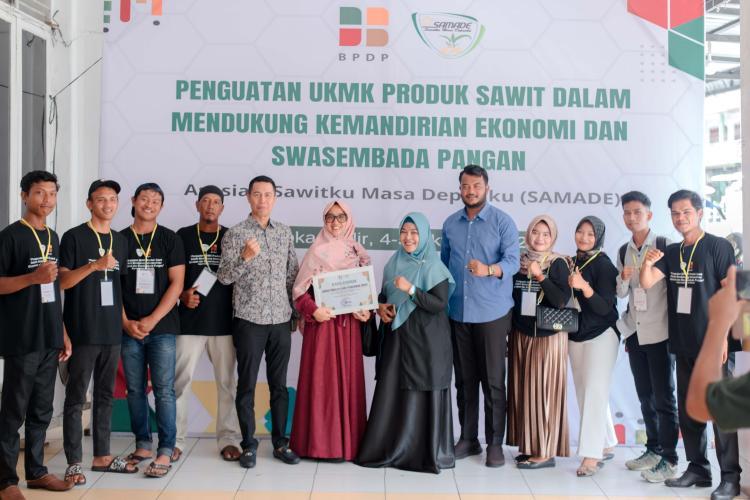 Didukung BPDP,  SAMADE Gelar Pelatihan Penguatan UKMK Produk Sawit di Rohil