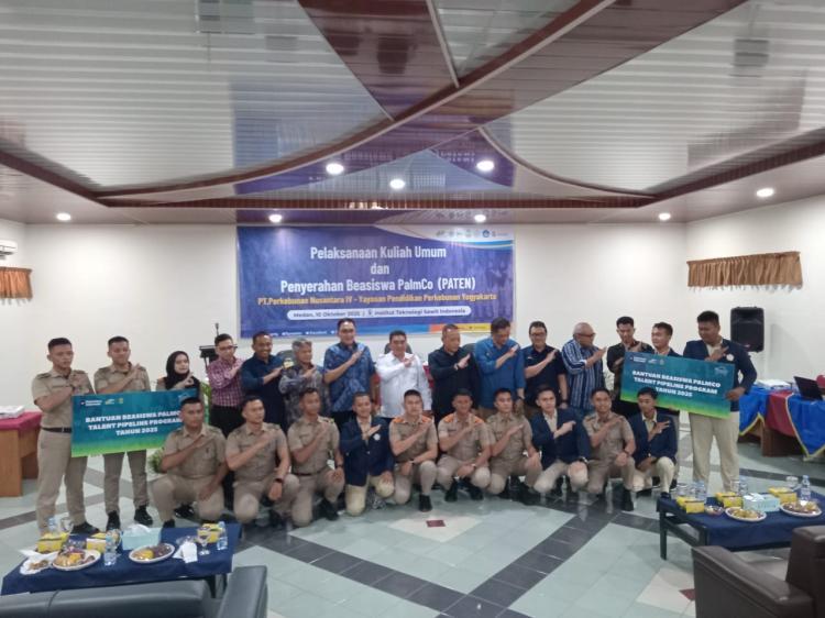 Diserahkan, Beasiswa PATEN dari PalmCoÂ untuk Mahasiswa ITSI dan LPP Yogyakarta