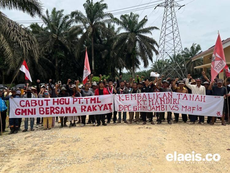 Konflik Lahan PT TML dan KT Mandiri Dilimpahkan ke Gubernur, GMNI Jambi Berjanji akan Terus Mengawal