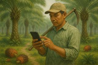 Kebun Sawit di Jambi Diselimuti Sinyal Kuat Telkomsel, Membuka Peluang Ekonomi Baru bagi Petani