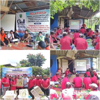 Didanai PT Inecda, 30 Petani Inhu Dilatih Budidaya Tanaman Holtikultura dan Pengendalian Hama Tanaman 