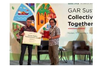 Melalui Ajang Smart Seed, PT Inecda di Inhu Terima Penghargaan Human Rights Transformation Award 