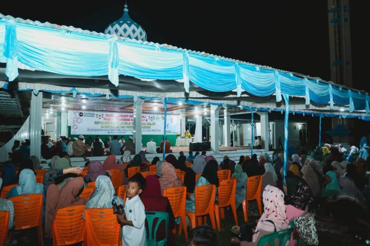 Membaur dalam Harmoni, Masyarakat Kasikan-Talang Danto Peringati Isra Miraj Bersama PTPN IV Regional III Tandun