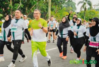 Heboh! Runners PTPN IV Regional III Ambil Bagian di Seluruh Kategori Riau Bhayangkara Run 2026