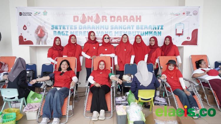 Porseni HUT ke-81 RI di PTPN IV  Regional III Ditutup, Segini Kantong Darah yang Terkumpul