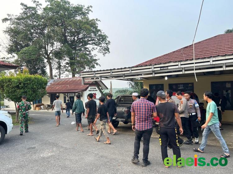 Terkait Dugaan Pengeroyokan Anggota TNI di Kebun Sawit PT SAL, 5 Warga SAD Serahkan Diri ke Polisi 