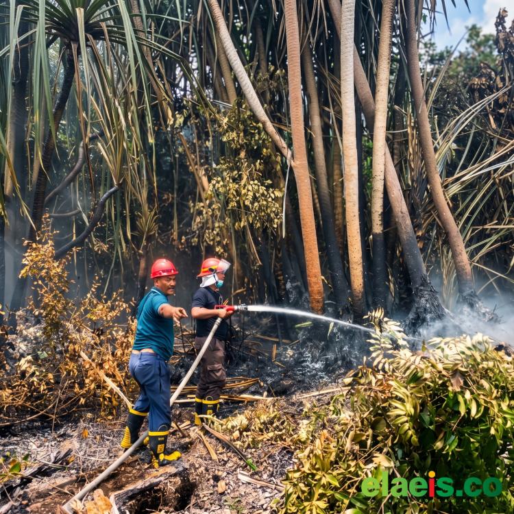 Kerahkan Personel dan Peralatan, PTPN IV Regional III Bantu Satgas Tanggulangi Karhutla di Riau