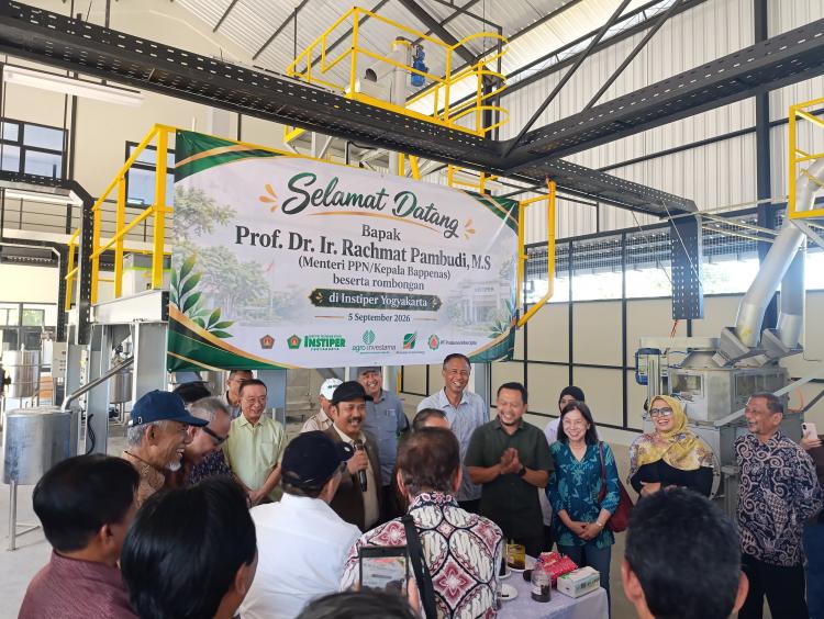 Instiper Yogyakarta Dapat Apresiasi dari Menteri PPN/Kepala Bappenas, Ini Penyebabnya